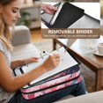 thumbnail image 5 of Haosy Accordion File Organizer Zipper Binder 500 Sheet 6-Tab Expanding File Folder Multi-Pocket 1.2 Inch 3 Ring Love Tree, 5 of 7