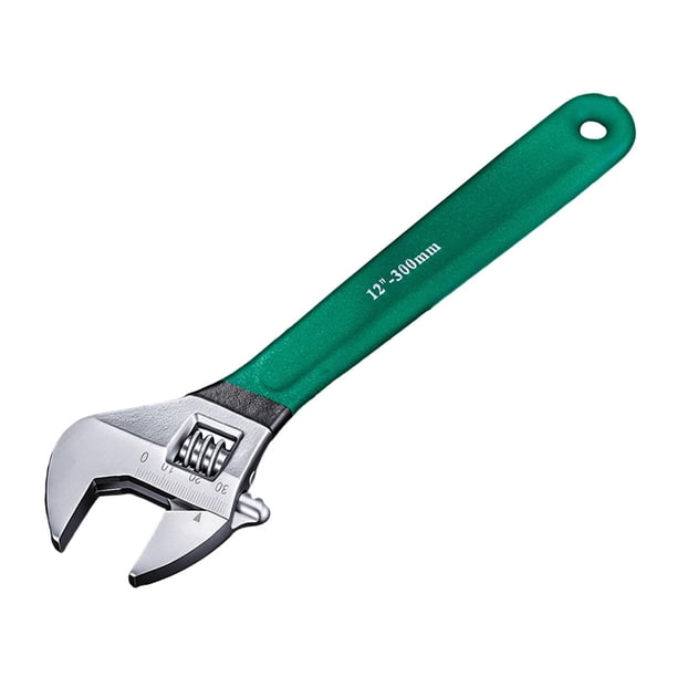 Llave inglesa ajustable, robusta, multiusos, portátil, con agarre antideslizante, llave industrial 12 pulgadas