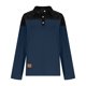 thumbnail image 2 of TaTaai Women's long sleeve collared top, linen cotton fabric, color block design, removable buttons, pullover style, casual loose fit, soft breathable, ideal for daily outings & office casual Gift, 2 of 7