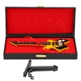 thumbnail image 2 of Miniature Guitar Model,Mini Bass Simulation Classical Mini Musical Instrument Miniature Bass Model Enhanced Features, 2 of 14