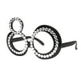 thumbnail image 2 of Esquirla Funny Birthday Anniversary Party Glitter Rhinestone Age Plastic Glasses 80th ., 2 of 5