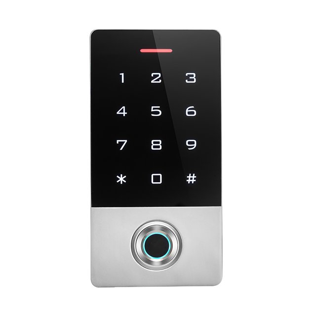 Methold RFID 125KHz Máquina de control de acceso de metal Lector de tarjetas de huellas dactilares WiFi remoto Cerradura de puerta Teclado de control de Electrónica