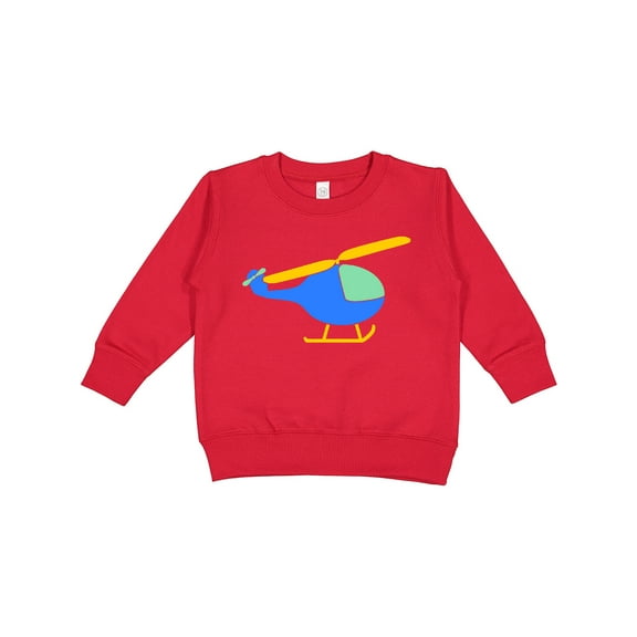 Inktastic Blue Helicopter Toddler Sweatshirt