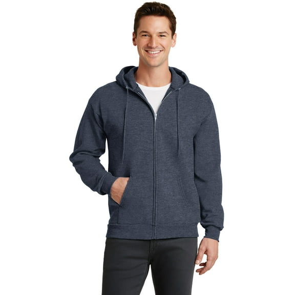Port & Company ® - Core Fleece Full-Zip Hooded Sweatshirt. PC78ZH