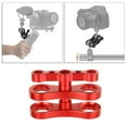 thumbnail image 3 of serony Aluminum Standard 1" Ball Clamp for Underwater Diving Light Arm System red, 3 of 9