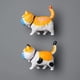 thumbnail image 5 of Paquete de 9 imanes de nevera con máscara de gato, lindo gato con imanes de máscara para nevera, decoración de cocina, decoración de nevera, adorno de gato para pizarra blanca, nevera, mapa, notas, calendario, foto, oficina Sailing Electrónica, 5 of 6