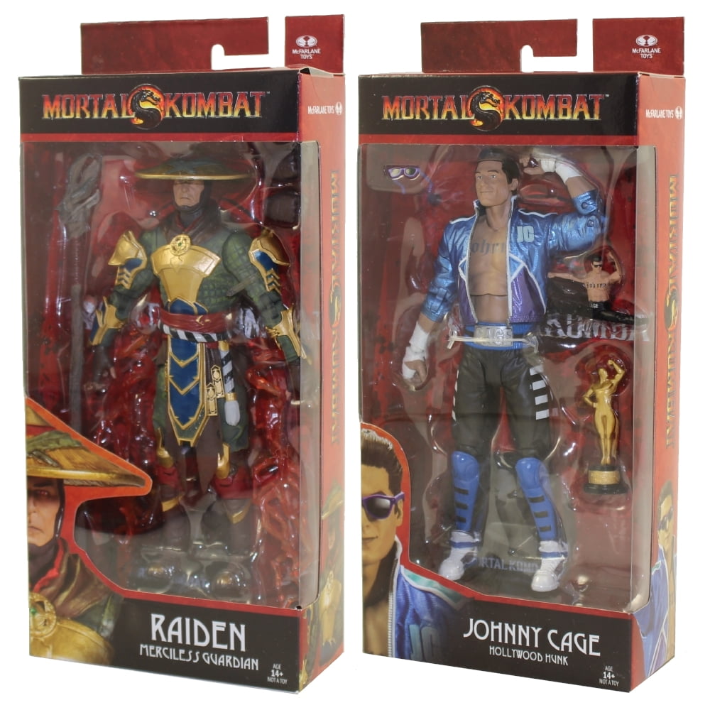 McFarlane Toys Action Figures Mortal Kombat SET OF 2 (Raiden