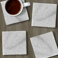 thumbnail image 5 of CounterArt Natural Marble Stone Coaster 4-Pack, 5 of 6