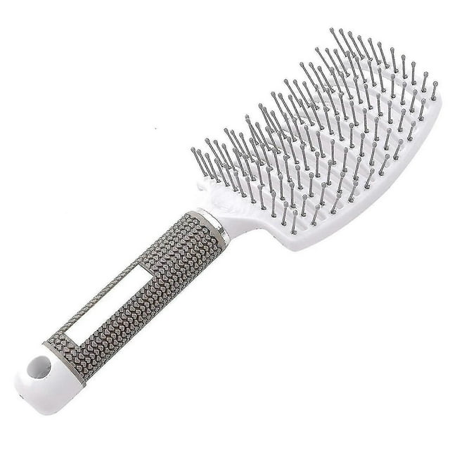 Professional Curved Styling Hair Brush Hairdressing Styling Toolswhite2pcs