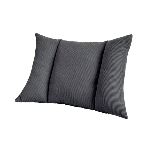 Lumbar Support Pillow for Office Chair Ergonomic Back Support Cushion for Prolonged Sitting Polyester Fabric Gray