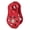 Red, variant on Cheers.US Climbing Pulley Rescue Pulley Single Sheave Aluminum Fixed Eye Rock Rope Pulley Outdoor Rock Climbing Fixed Side Plate Hauling Gear Tool