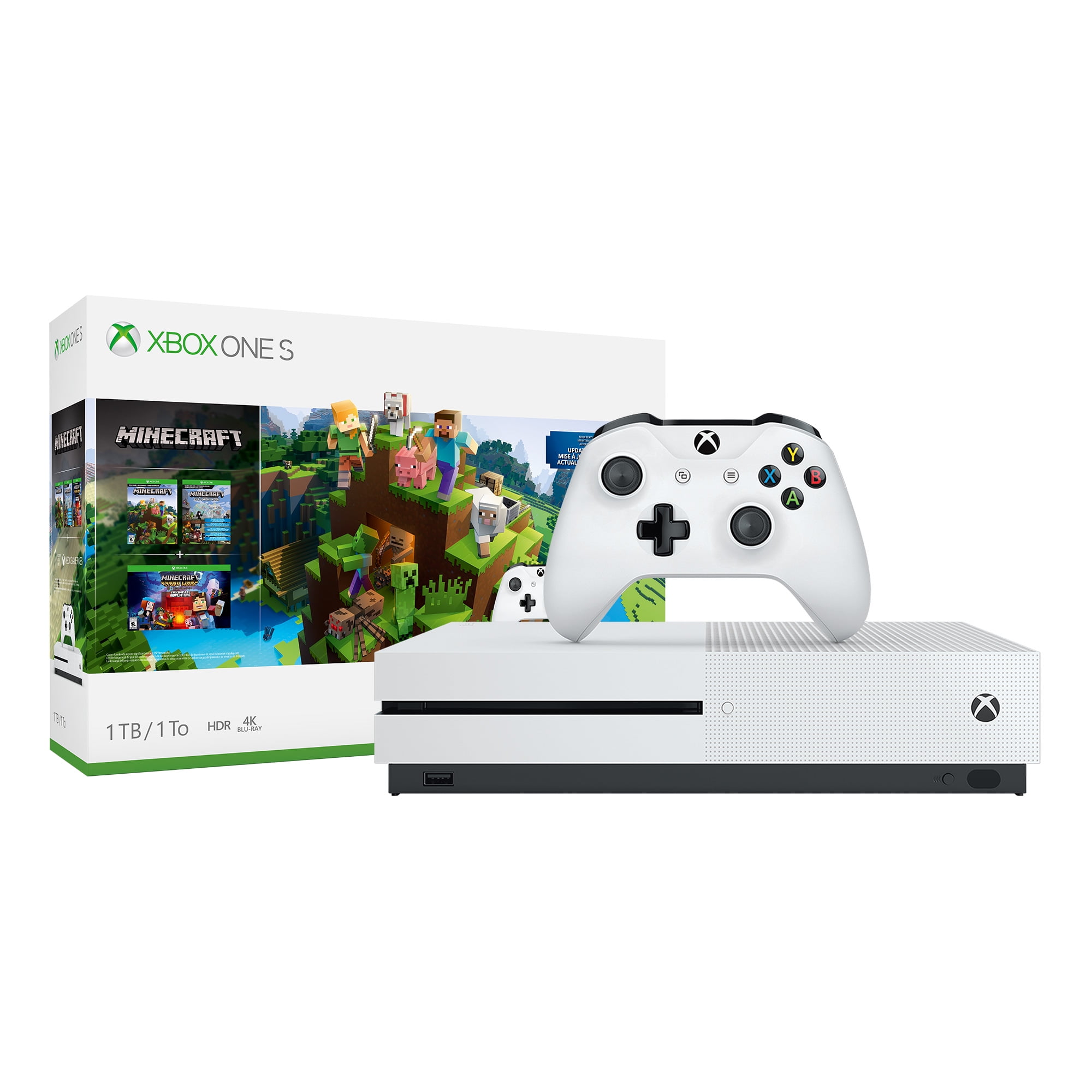 xbox one 1tb minecraft bundle