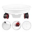 thumbnail image 4 of KAKOWELY Support de Pot de Fleurs 1 Pce Roue Universelle Support de Pot de Fleurs Plateau Mobile Base de Support de Pot de Fleurs 10.43"X10.43"X4.13 Pouces, 4 of 5