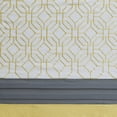 thumbnail image 4 of 510 Design Donnell Embroidered and Pieced Shower Curtains, Yellow/Grey, 72" x 72", 4 of 5