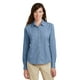 thumbnail image 1 of Port & Company? - Camisa vaquera econ?mica de manga larga para mujer. LSP10 Puerto & Compa??a LSP10, 1 of 1