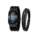 thumbnail image 3 of Curioso Reloj Electrónico Binario Con Luz Led Elegante Negro, 3 of 5