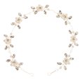 thumbnail image 1 of Peineta para novia, diadema nupcial con diamantes de imitación, peineta para novia, para boda, aniversario, día de San Valentín (plata), 1 of 5