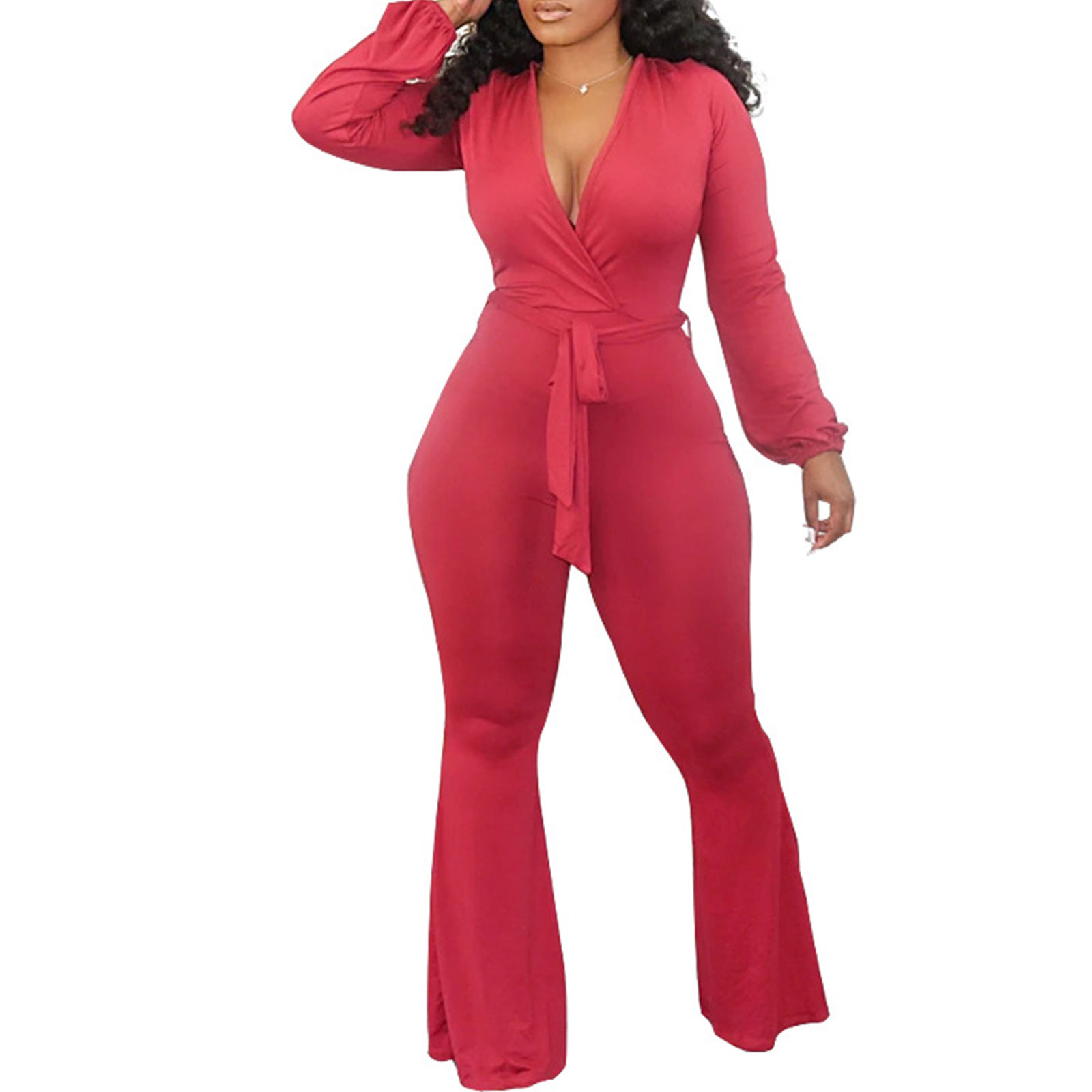 bell bottom jumpsuit