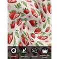 thumbnail image 7 of Red Strawberry Cloth Napkins Set of 8 Reusable Dinner Napkins, Country Fruit Summer Retro Tropical Cocktail Napkin Washable Table Napkins for Wedding/Holiday Party/Baby Shower 20"x20", 7 of 7