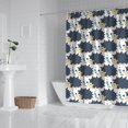 thumbnail image 2 of Black Cute Hedgehog Pattern Shower Curtain 84"x72" ,Bathroom Decorative Shower Curtains Set with 12 Hooks,Modern Waterproof Washable Shower Curtain, 2 of 6