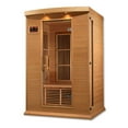 thumbnail image 1 of DYNAMIC SAUNAS Toulouse 2 Person Infrared Sauna w/Speakers, Canadian Hemlock, 1 of 1