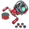 thumbnail image 2 of GLFILL Moulinet de Pêche BaitCasting, Bouton de Réglage Mécanique pour Série DAIWA, 2 of 9