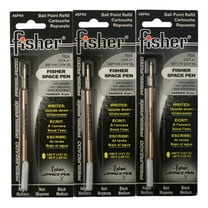Fisher Space Pen (SPR4) Refills for Bullet Fisher Space Pen, Black, 3 Pack