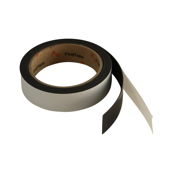 FindTape Outdoor Magnetic Tape: 1 in. x 10 ft. x 1/32 in. thick (Black)