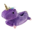 thumbnail image 6 of Fuzzy Cute Plush Unicorn Slipper Cozy Shoes Winter Floor Slipper, 6 of 8