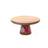 The Pioneer Woman Printed Acacia Wood Cake Stand with Dome