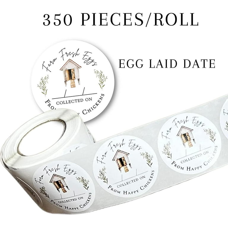 Fresh Eggs Stickers, Egg Carton Sticker, Custom Farm Eggs Label To Mark  Your Eggs Birth Date - Temu Mexico