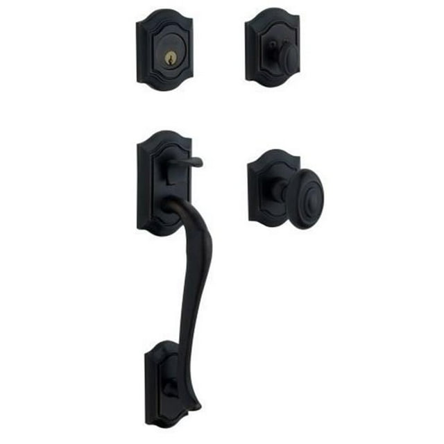 Baldwin 85327150ENTR Bethpage Sectional Trim Single Cylinder Set, Satin Nickel