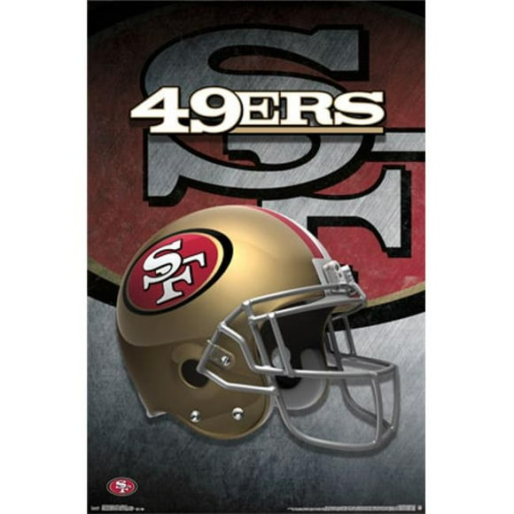 Posterazzi TIARP14146 San Francisco 49Ers - Helmet 15 Poster Print - 22 x 34 in.