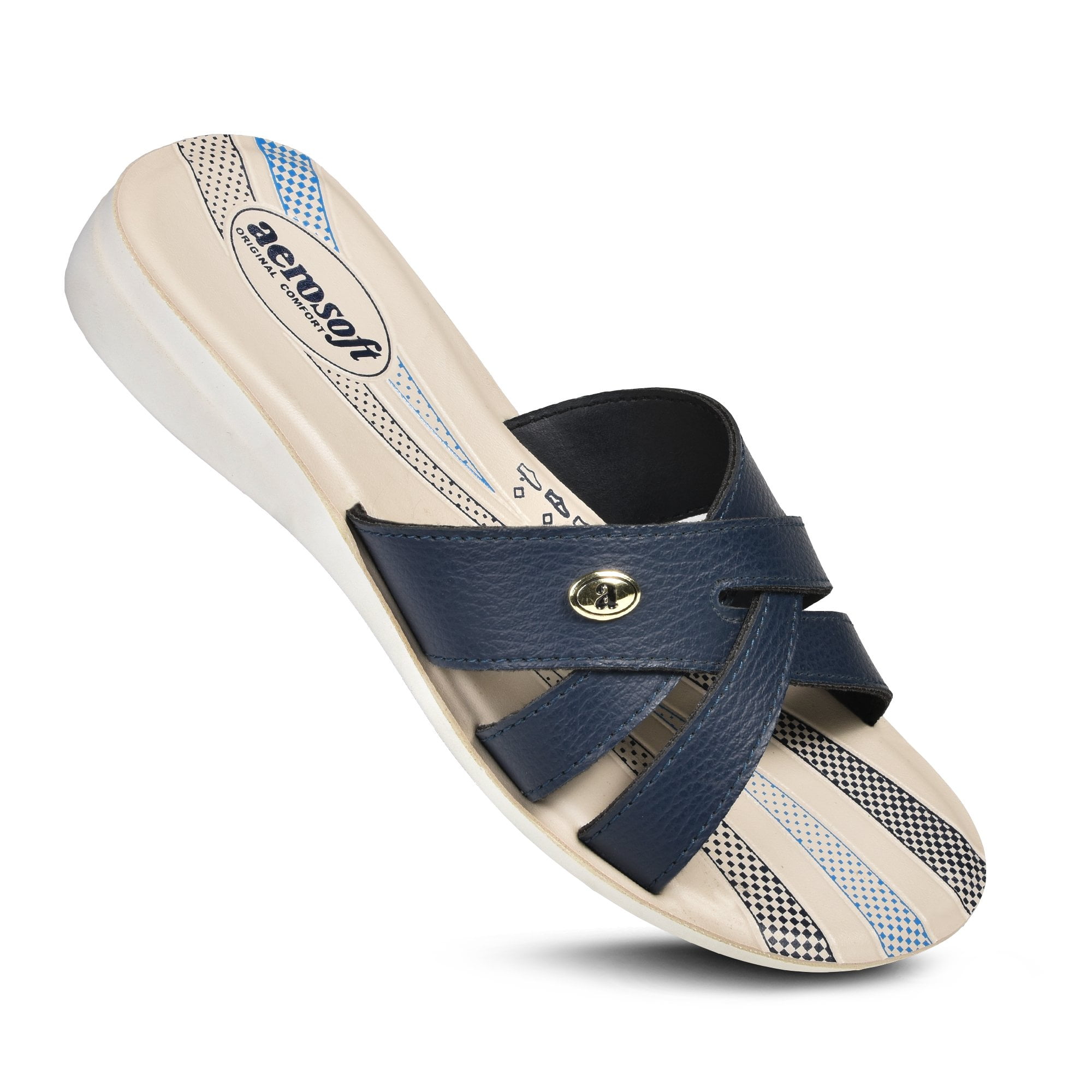 Aerosoft - Aerosoft Women's Gladiator Comfortable Casual Summer Slide Sandals - Walmart.com 