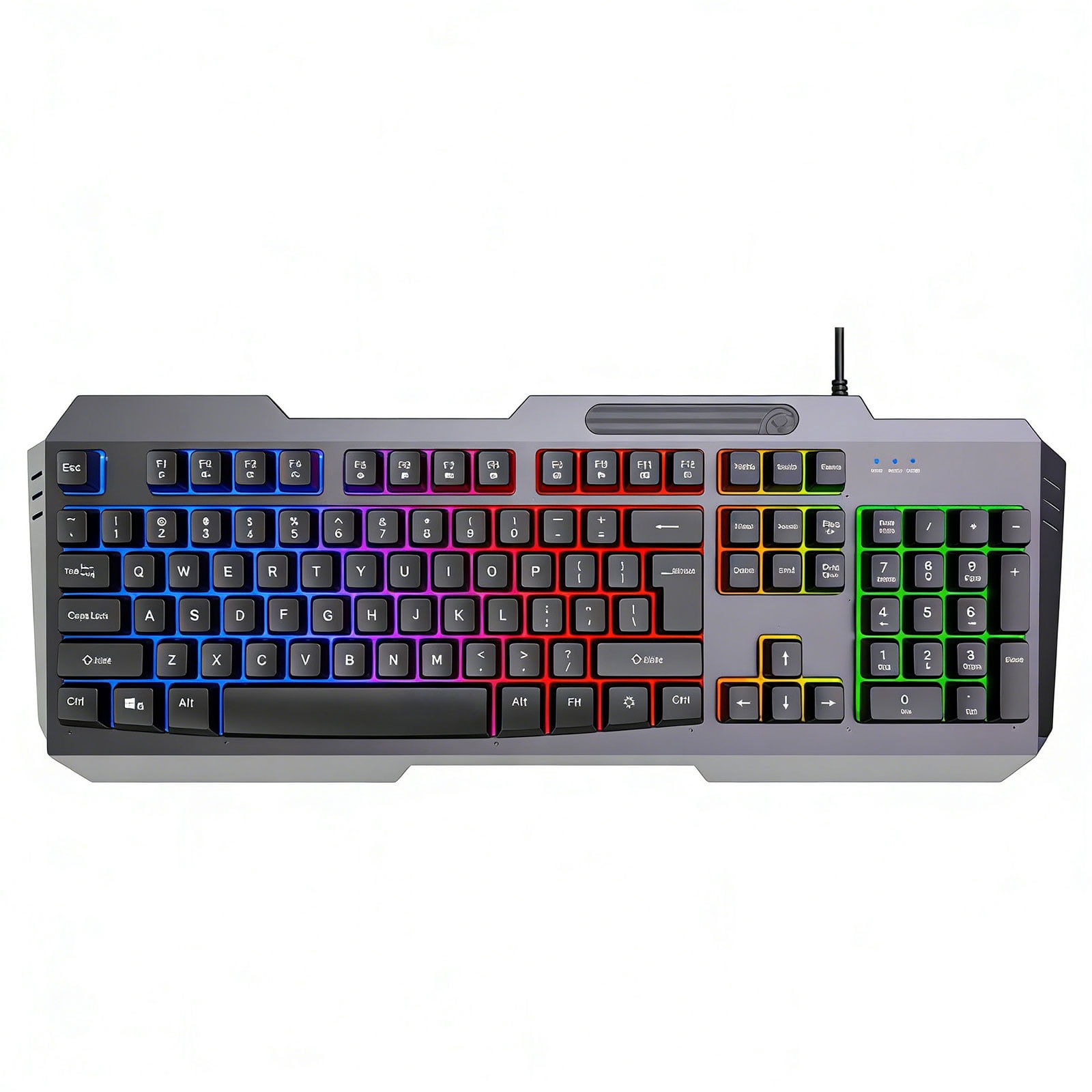 DS600 Metal Corded Keyboard With Option 1.50m Cable And Fast Response For Competitive Gaming