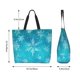 thumbnail image 5 of Fotbe Christmas Snow Bolsa Tote Estética de Lona con Estampado para Mujer - Bolsa Reutilizable de Hombro Casual para Vacaciones, Compras, Trabajo y Gimnasio, 5 of 8
