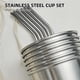 thumbnail image 2 of Copa de acero inoxidable Irfora 36PCS 500ml Vasos de acero inoxidable y 6PCS Pajitas de acero inoxidable Vasos de acero inoxidable Vasos apilables Vasos para beber Vasos de metal Adecuado pa Irfora Copa de acero inoxidable, 2 of 5