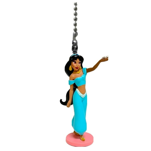 Princess Jasmine With Bird Pvc Fan Lamp Light Pull Chain Figure Aladdin Figurine