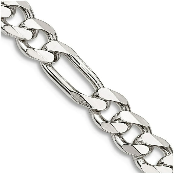 925 Sterling Silver 5.25mm Figaro Chain Necklace 28 Inch Chain Necklace for Women and Men