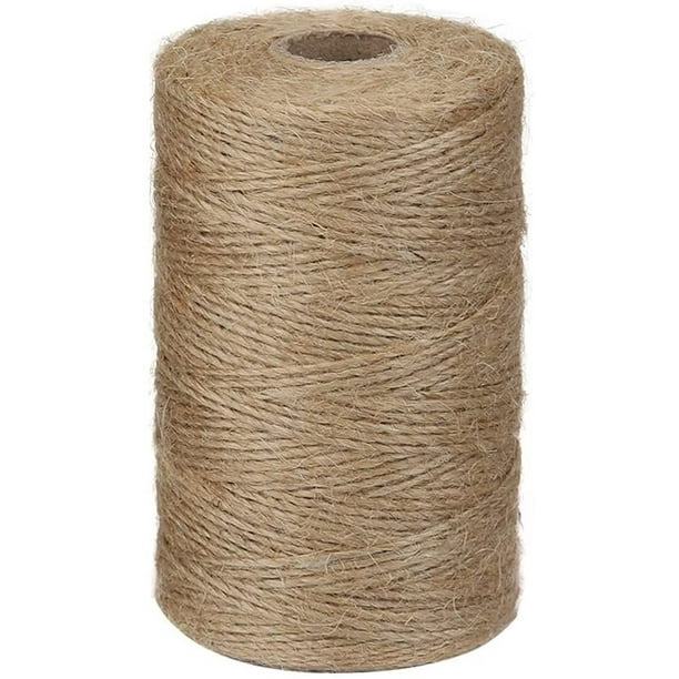 Wrapaholic 600 Feet Natural Jute Twine Best Arts And Crafts Jute Rope Brown Packing String For Gifts Diy Crafts Festive Decoration Bundling And Gardening Walmart Com Walmart Com