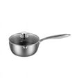 thumbnail image 4 of Stainless Steel Wok Deep Fryer Non-stick Saucepan Nonstick Saucepan Honeycomb Pan Milk Pot, 4 of 6