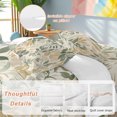 thumbnail image 3 of Sage Green Yellow Botanical Duvet Cover Set, Spring Summer Vintage Soft Duvet Cover Twin Size Bedding Set 4 Pieces, 1 Quiltcover and 2 Pillowcases with Zipper, 1 Bed Sheet for All Seasons, 3 of 9