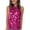 Hot Pink, variant on Staron Women Sequins Tank Top High Neck Sleeveless Solid Party Cocktail Night Out Club Tight Fitted Casual Fashion Tops, Beige XL