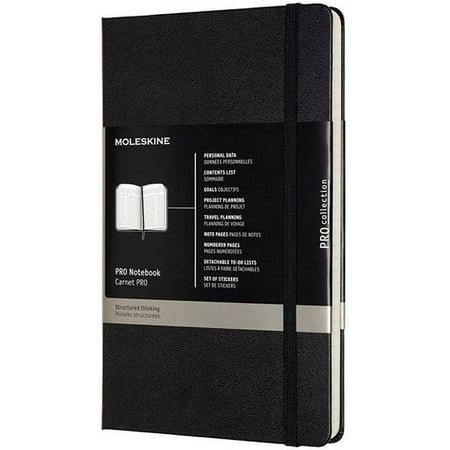 Moleskine PROFESSIONAL NOTEBOOK 240 Pages Black