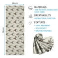 thumbnail image 2 of Beige Antelope Head Pattern Hot Yoga Mat Towel Non Slip for Hot Yoga - Quick-Drying Yoga Mat Cover with 4 Corner Pockets with Travel Bag - Hot Yoga Towel Non Slip 74"x26", 2 of 6