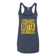 thumbnail image 2 of Straight Outta Los Angeles LAC Fan | Fantasy Football | Womens Sports Premium Tri-Blend Racerback Tank Top, Vintage Navy, Medium, 2 of 4