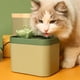 thumbnail image 1 of Fuente de agua automática para gatos, alimentación, riego, suministros, accesorios USB portátiles, bebida silenciosa para Kitty Office, sala de estar , VERDE Salvador Bebedero para gatos, 1 of 9