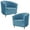Blue, variant on LKJYER Club Chair Slipcover Jacquard Barrel Chair Covers Stretch Tub Chair Slipcovers Soft Armchair Sofa Covers Removable Couch Cover Protector for Living Room Hotel Restaurant