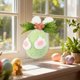 thumbnail image 1 of CaiYueKe Plastic Easter Egg Hanging Ornaments Party Decorations Spring Holiday Home Wall Window Door Decorative Hanging Simulated Eggs for Festive Decor, 1 of 6
