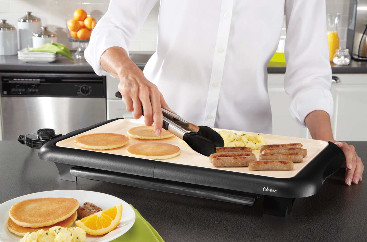 Oster Electric Griddle with Warming Tray - image 5 of 10